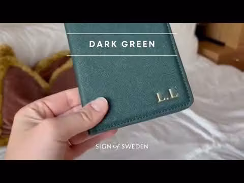 Donkergroene Paspoorthouder