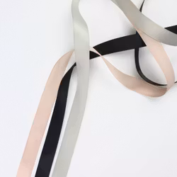 Satinband 15mm, Svart