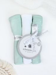 Snuttefilt 3-pack Mint