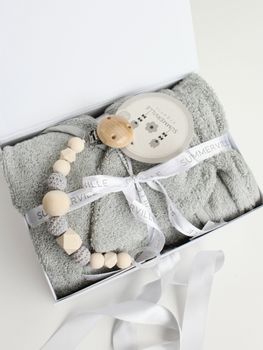 Presentbox Baby Bath, Grå