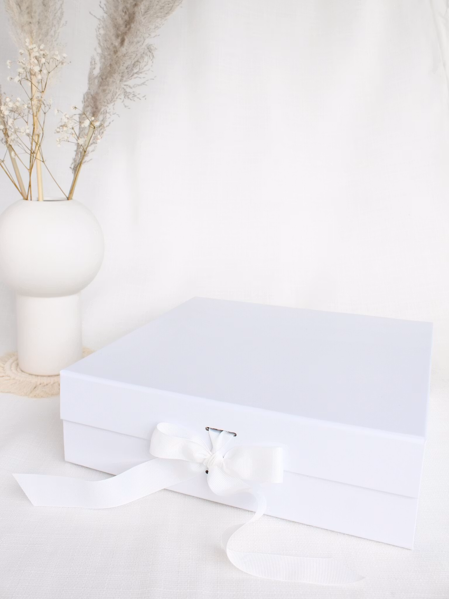 Personlig Presentbox LARGE, Vit