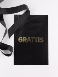 Grattiskort, Svart/Guld