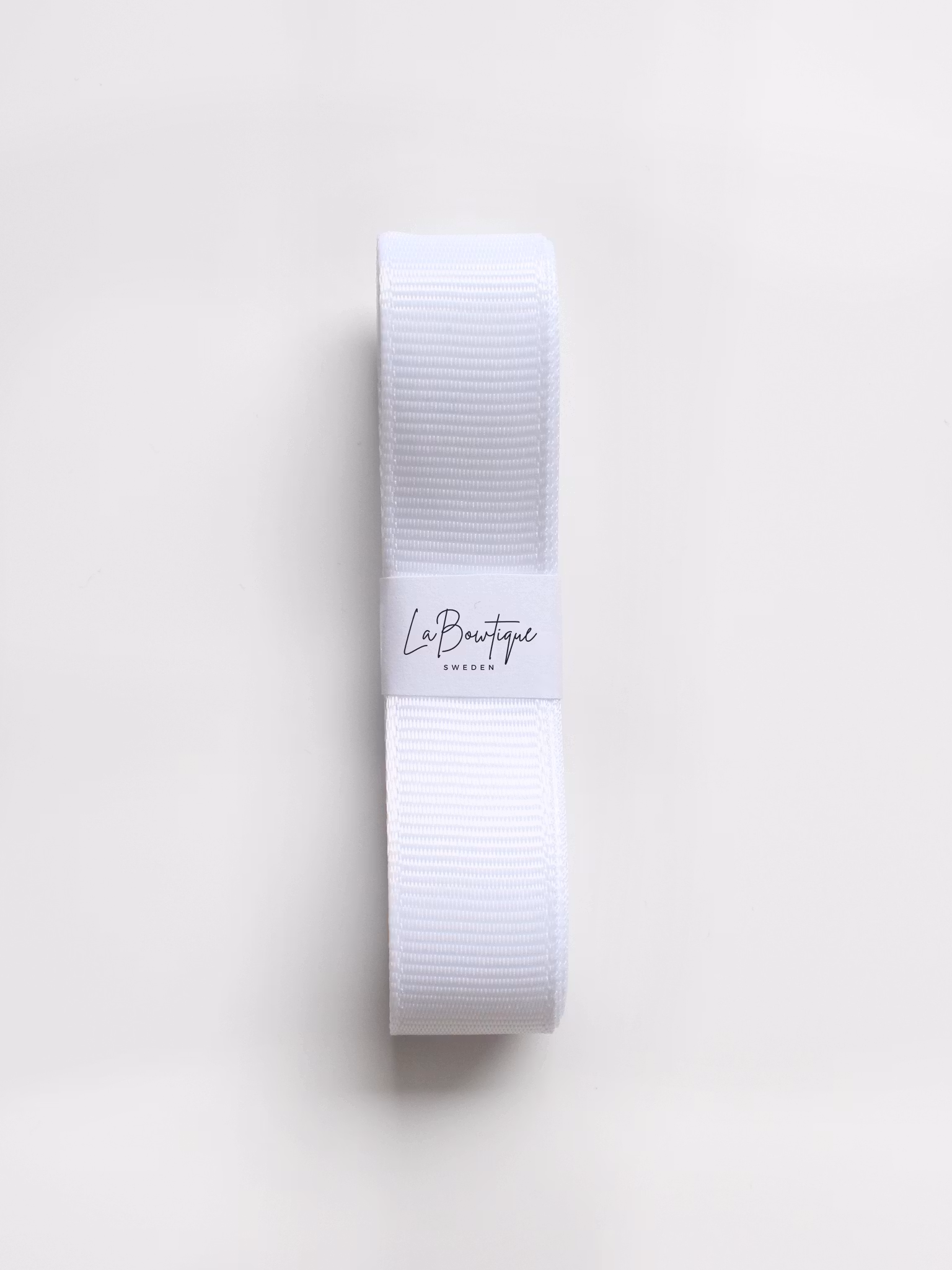 Satinband 15mm, Vit