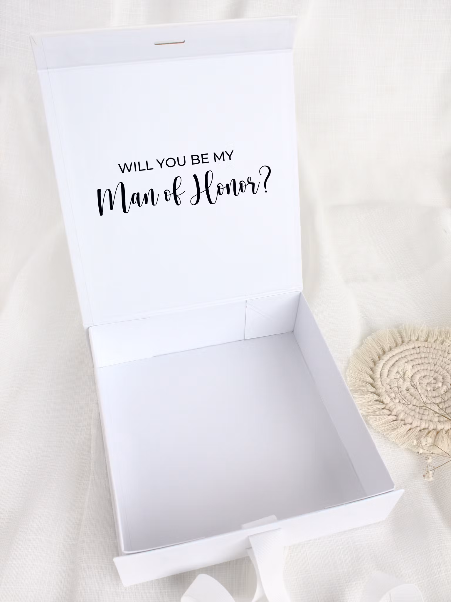 Presentbox Man of Honor Proposal