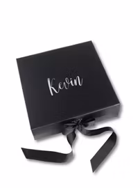 Personlig Presentbox SMALL, Svart