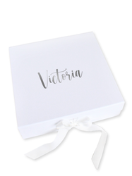 Personlig Presentbox LARGE, Vit