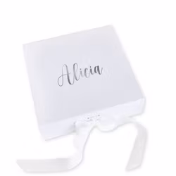 Personlig Presentbox SMALL, Vit
