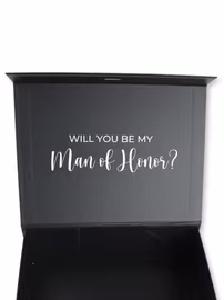 Presentbox Man of Honor Proposal
