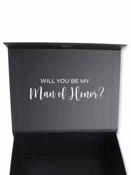 Presentbox Man of Honor Proposal