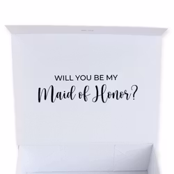 Presentbox Maid of Honor Proposal