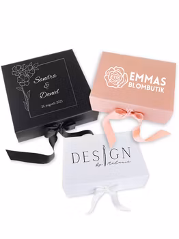 Presentbox med logotyp/egen design