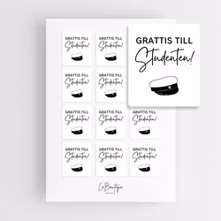 Studentetiketter, 12-pack