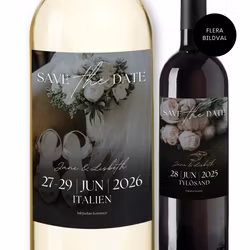 Flasketiketter Save the Date