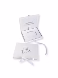Presentbox för presentkort, Vit