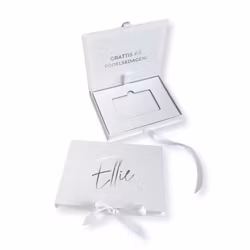 Presentbox för presentkort, Vit