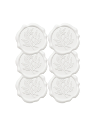 Vaxsigill 6-pack, Vit