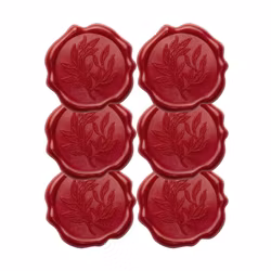 Vaxsigill 6-pack, Röd