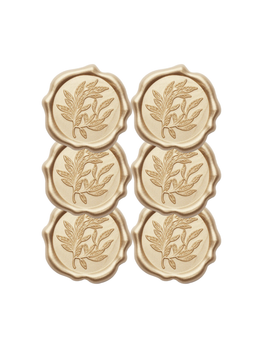 Vaxsigill 6-pack, Guld