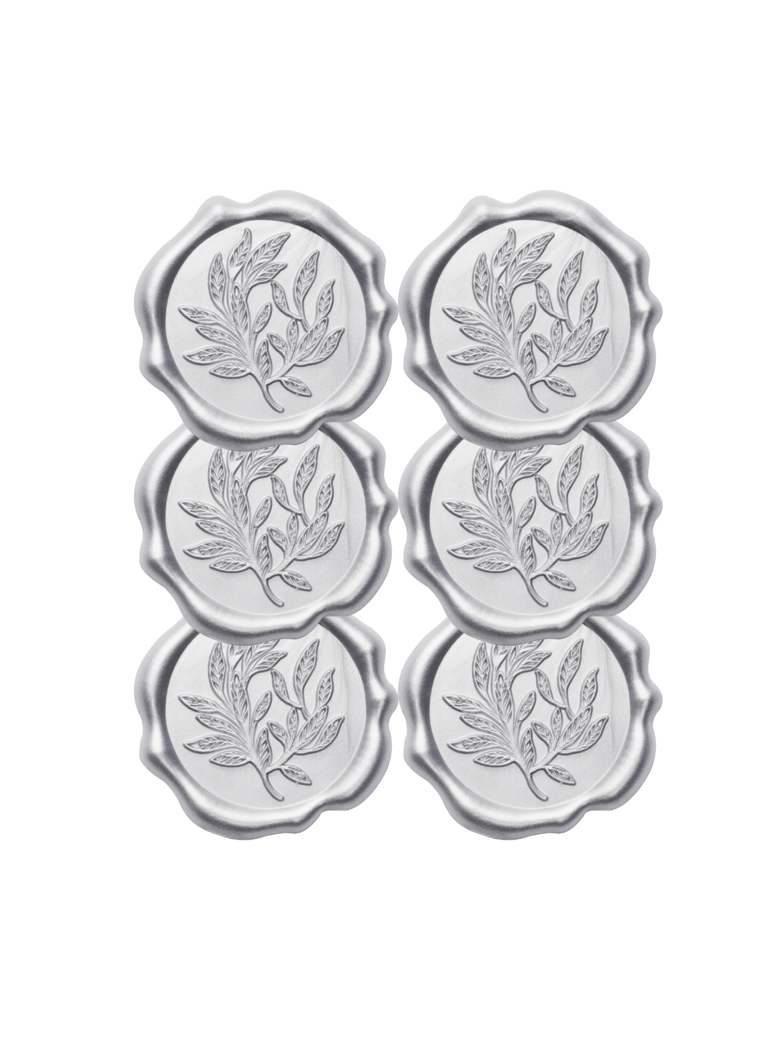 Vaxsigill 6-pack, Silver