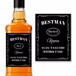 Flasketikett, Bestman Whiskey