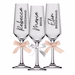 Champagneglas med tryck