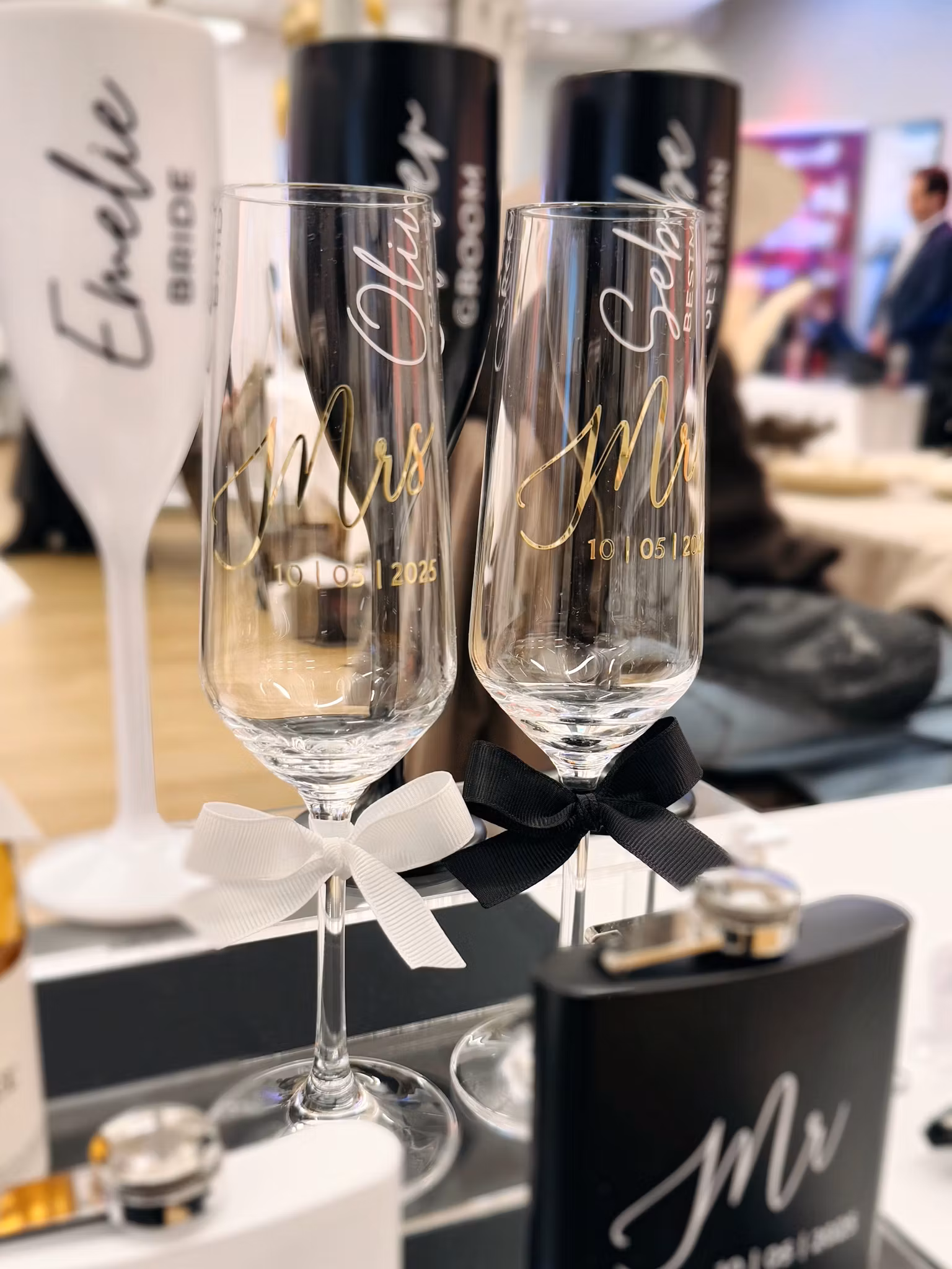 Champagneglas, Mr & Mrs