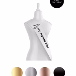 Ordensband namntryck, Student 2026