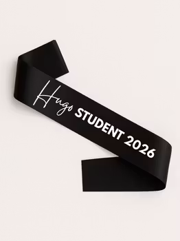 Svart Ordensband namntryck, Student 2026