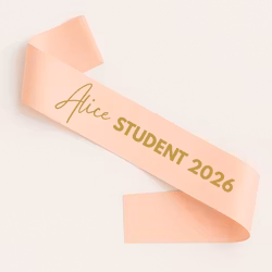 Rosé Ordensband namntryck, Student 2026