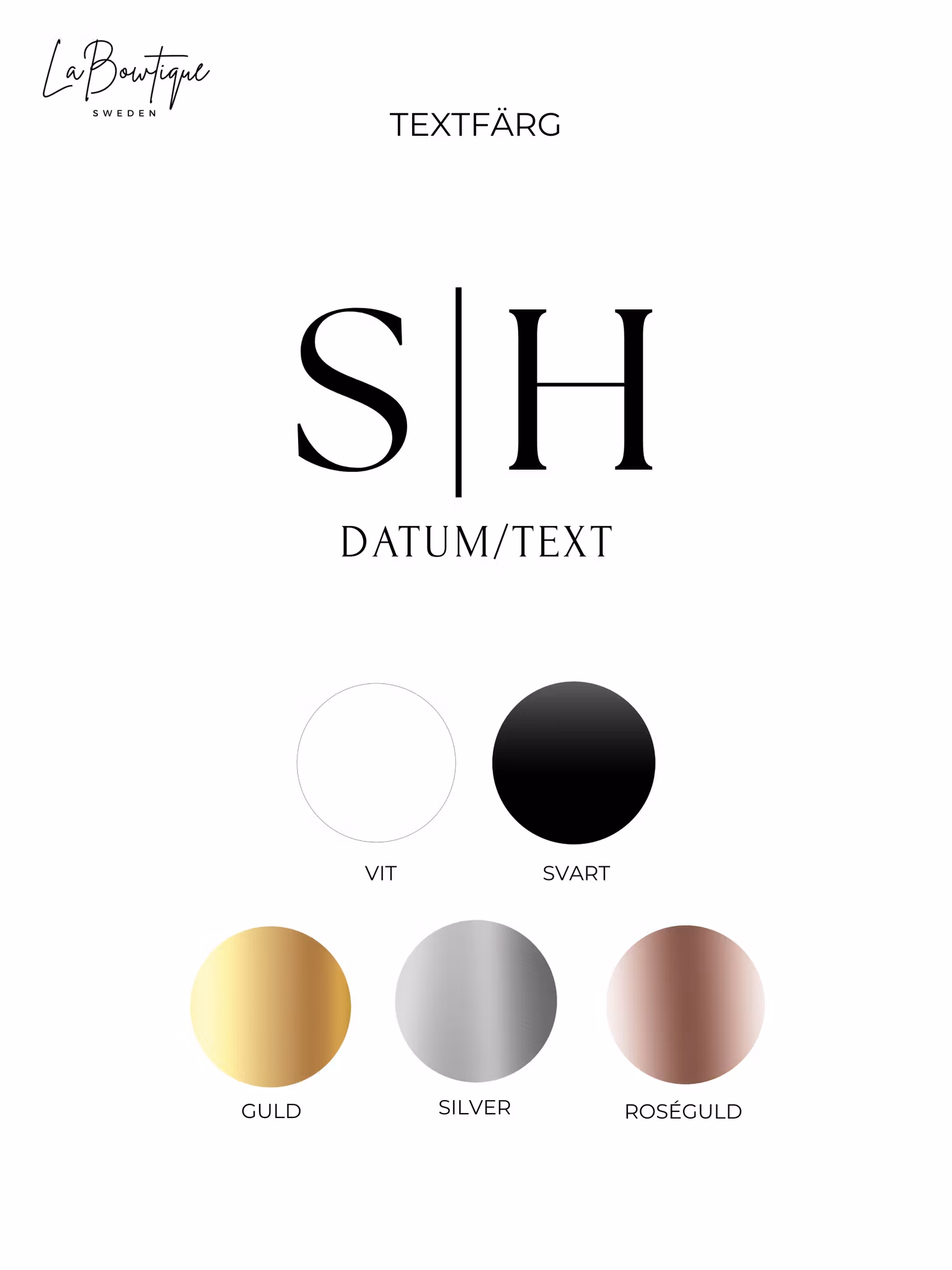 Vinyltext, Initialer