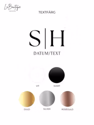 Vinyltext, Initialer