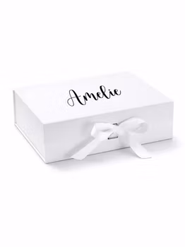 Personlig Presentbox LARGE, Vit