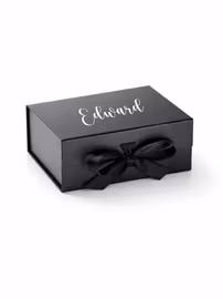 Personlig Presentbox SMALL, Svart