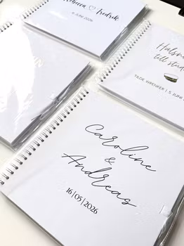 Gästbok Bröllop, Stylish