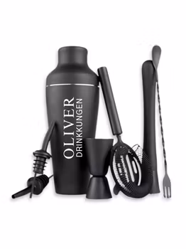Cocktail Shaker Set med tryck