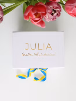 Presentbox Grattis till studenten!
