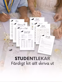 Studentlekar - färdigt kit till festen