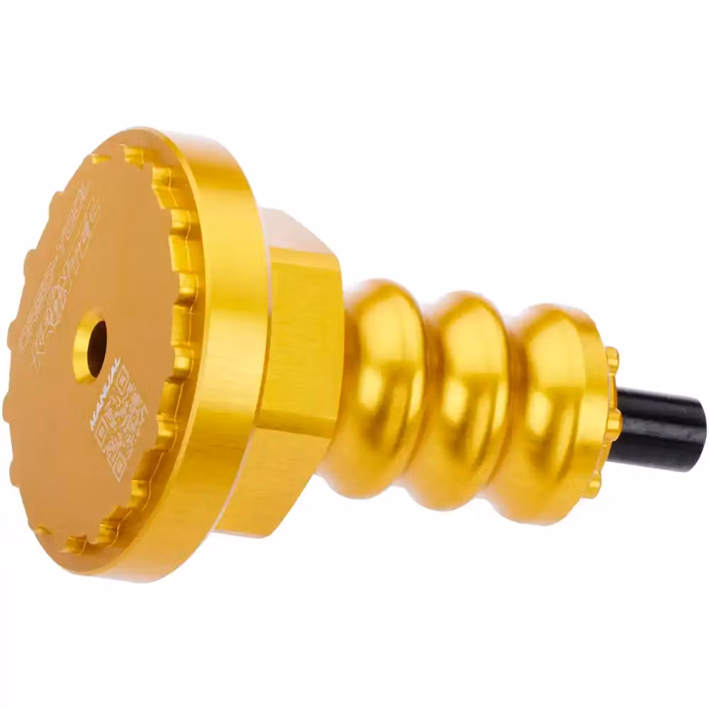 Krontec ljuddämpare. Lågprofil! Svart färg.