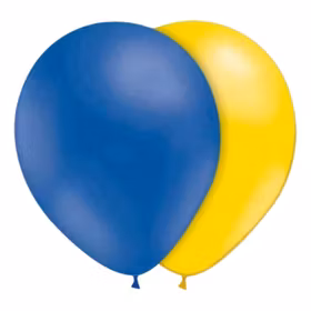 Ballonger Blå/Gula
