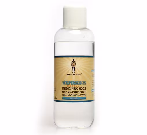 Medicinsk Väteperoxid 220ml (väldigt effektiv mot virus)