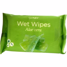 Våtservetter Gunry Aloe Vera 10-pack