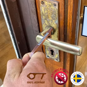Kopparhanden Hygienisk nyckelring - Dörröppnare & touchpenna