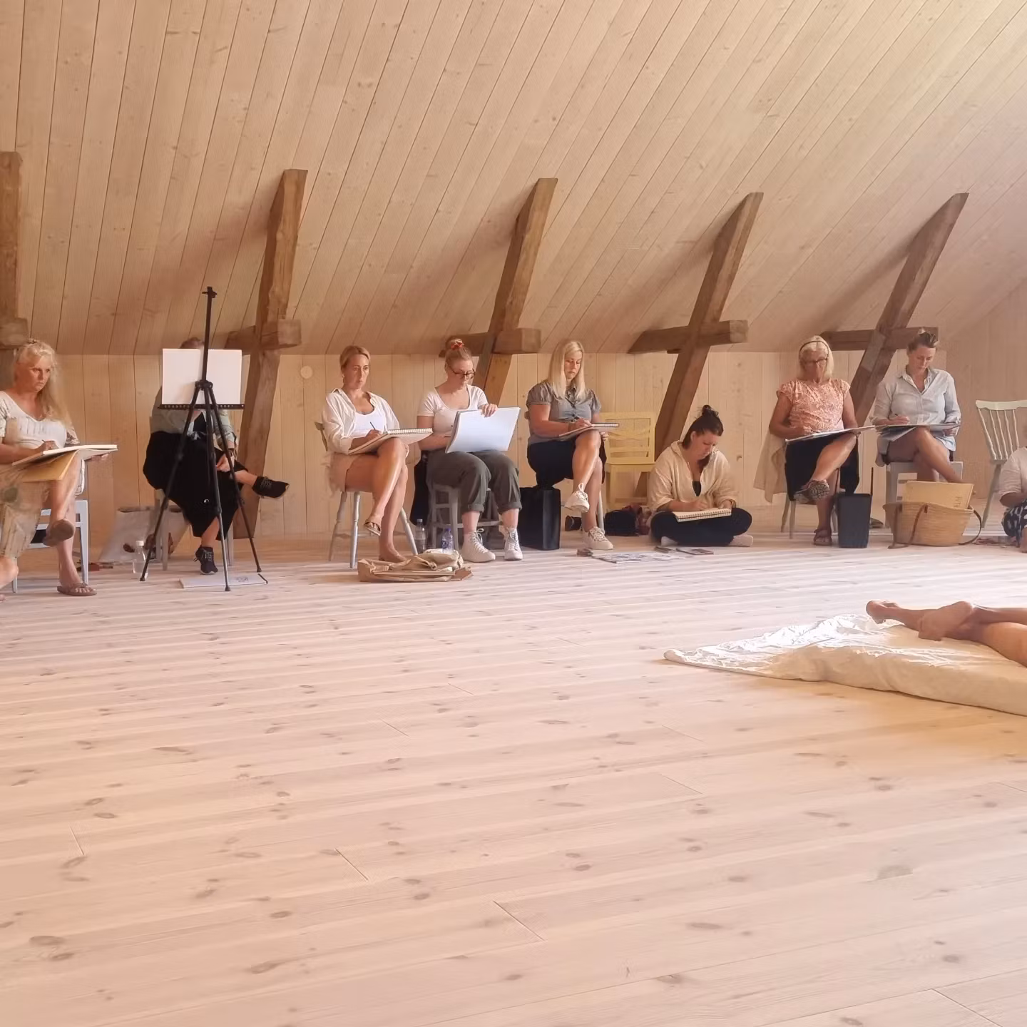 Kroki Självstudier 20 juli - Sofiero Gård
