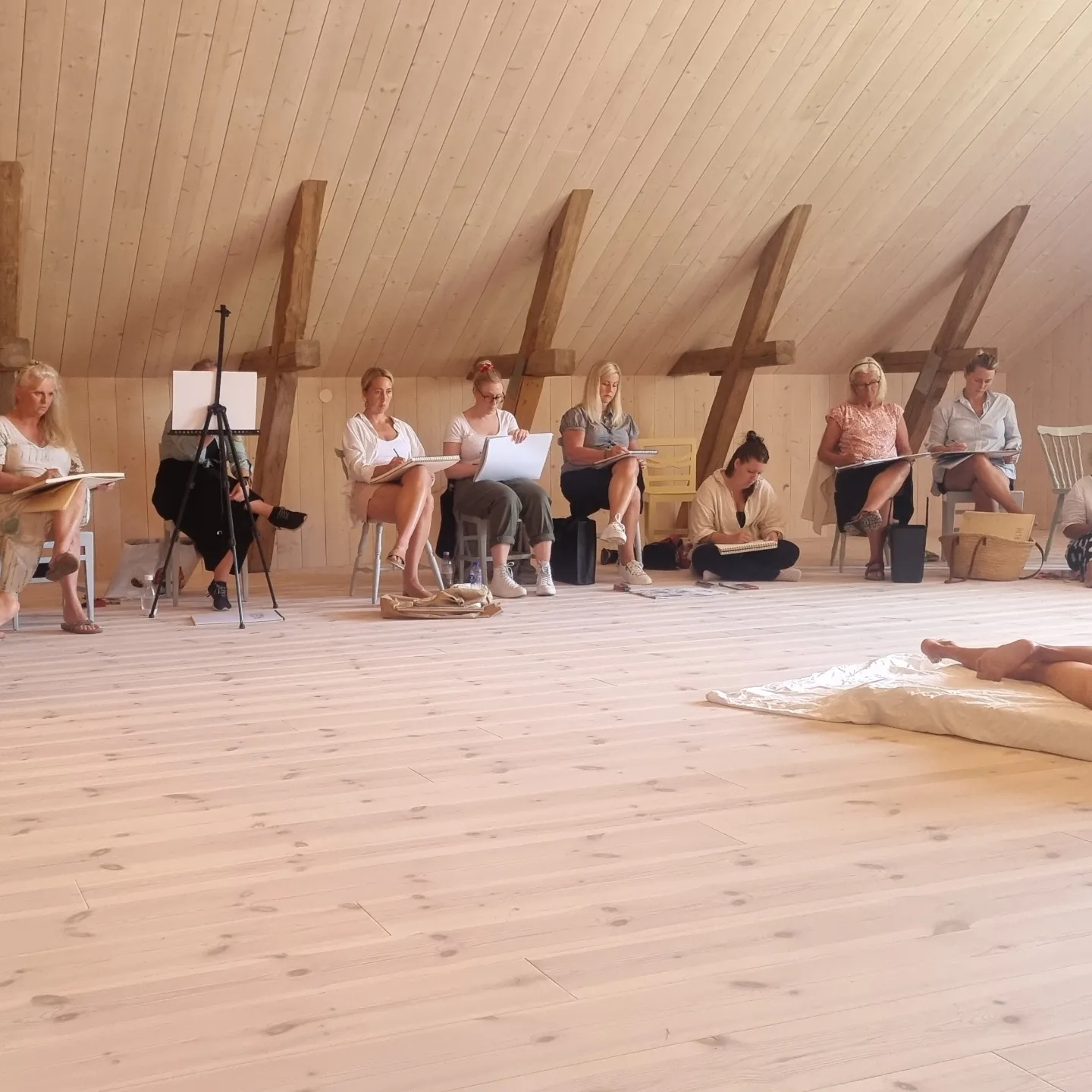 Kroki Självstudier 3 juli - Sofiero Gård