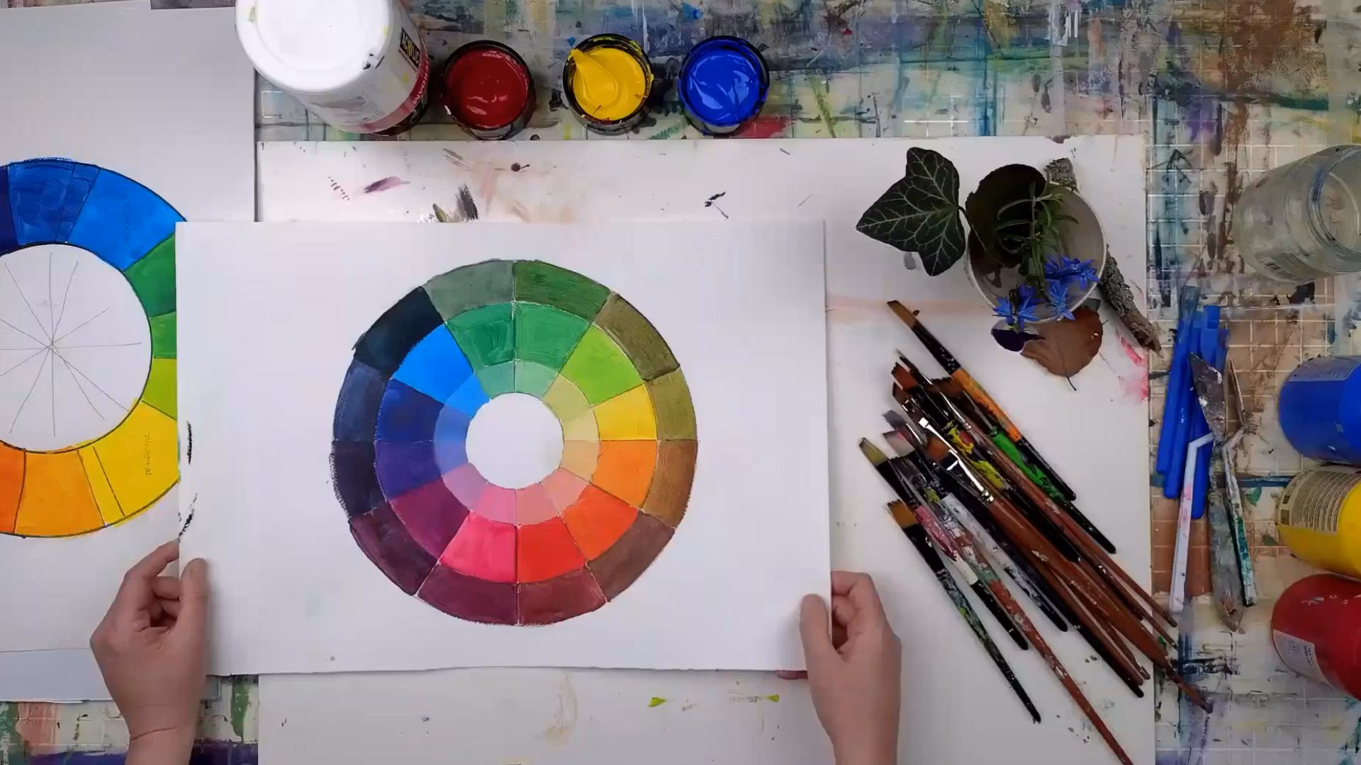 Pricka rätt färgblandning - 5 juli