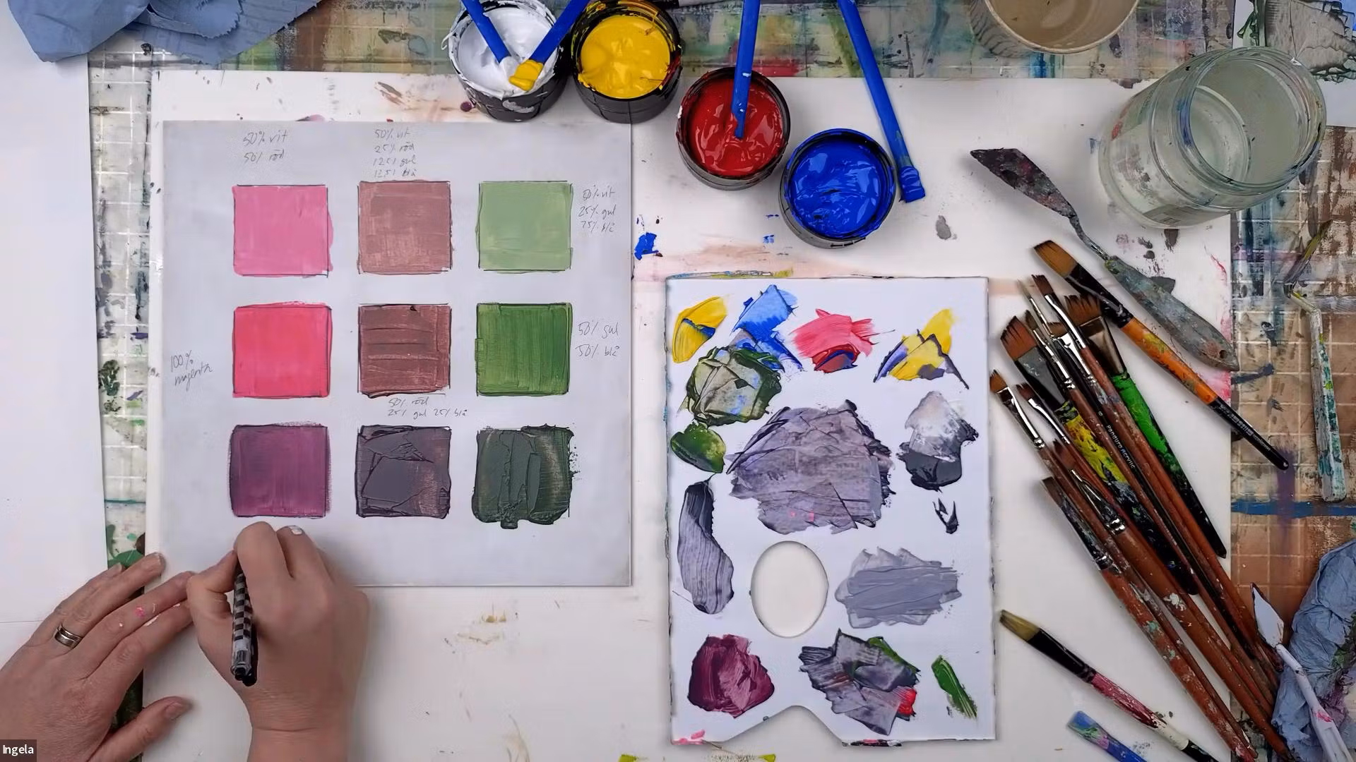 Workshop Färglära 2 - 28 dec