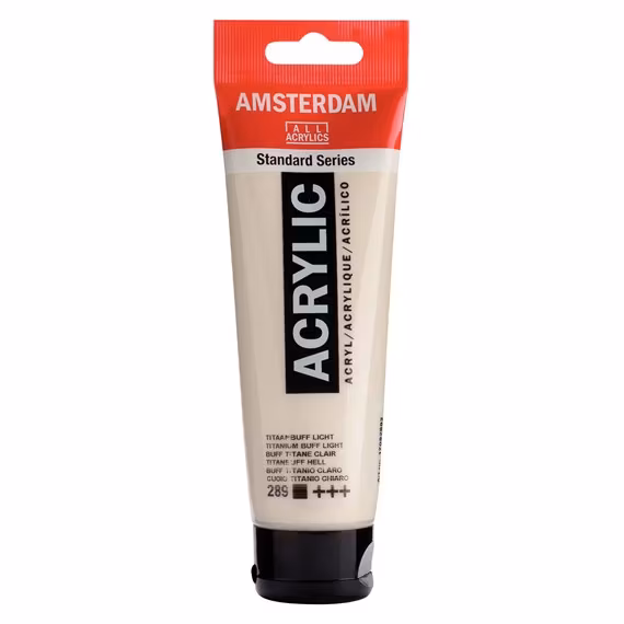 Titanium Buff Light 289 - Amsterdam Akrylfärg 120 ml