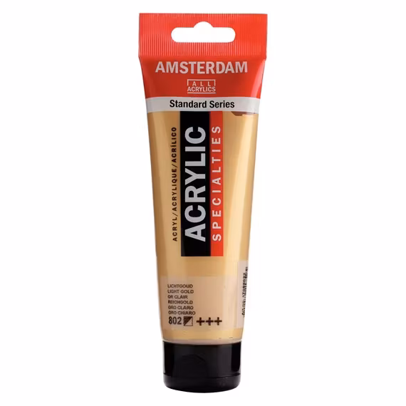 Light Gold 802 - Amsterdam Akrylfärg 120 ml
