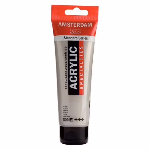 Silver 800 - Amsterdam Akrylfärg 120 ml
