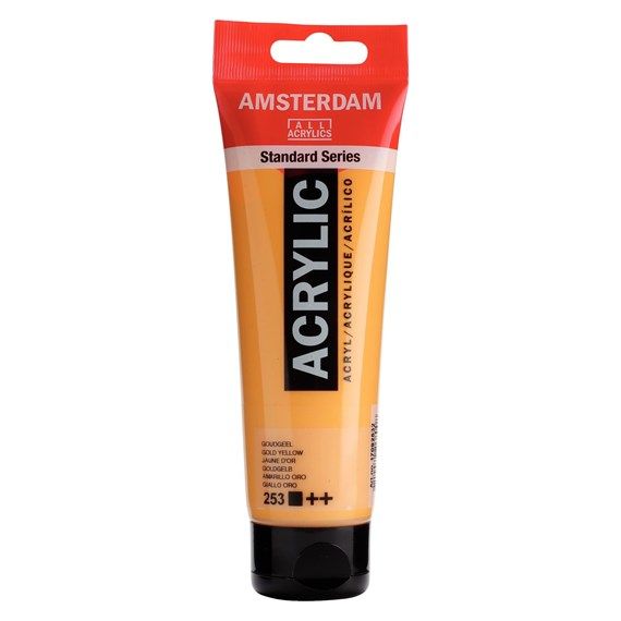 Gold yellow 253 - Amsterdam Akrylfärg 120 ml